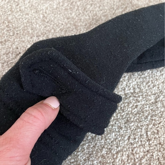 JOUJOU Black 3 Button Pea Coat With Pockets Girl’s Size Small - Picture 5 of 6